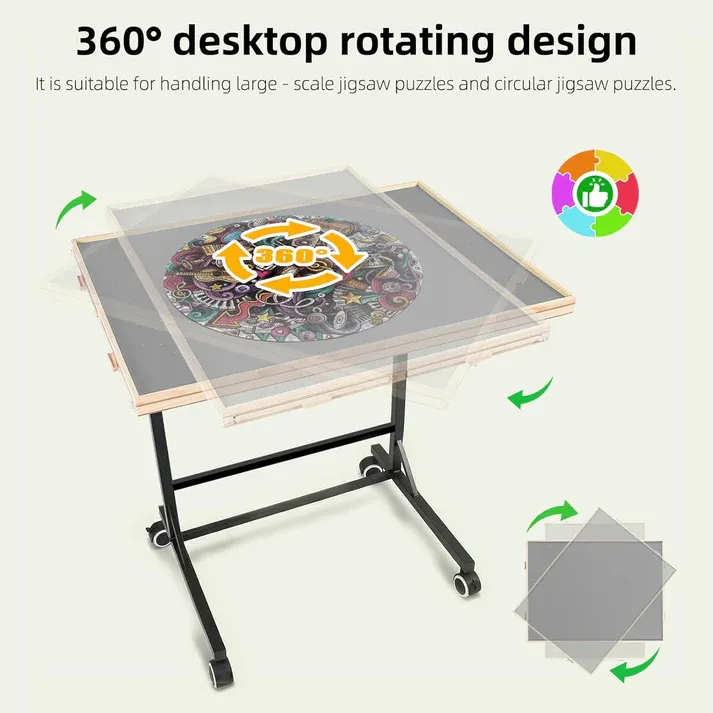 🏃‍Spring Sale💝 Jigsaw Puzzle Table with Legs