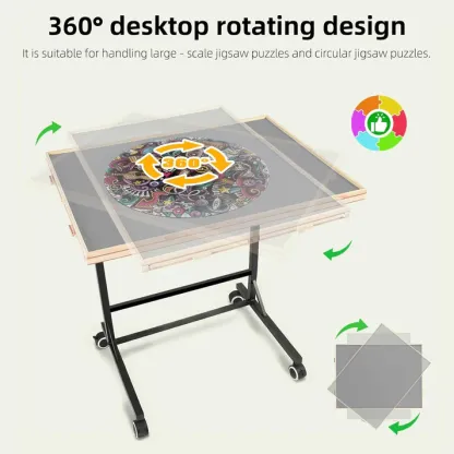 🏃‍Spring Sale💝 Jigsaw Puzzle Table with Legs