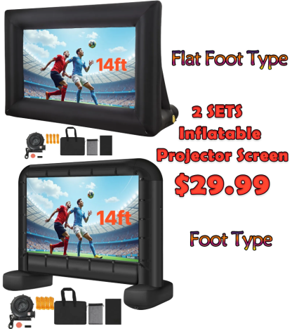 ⚡️Factory wholesale promotion 80% OFF⚡️ Inflatable Movie Screen, Inflatable Projector Screen with Portable Storage Bag