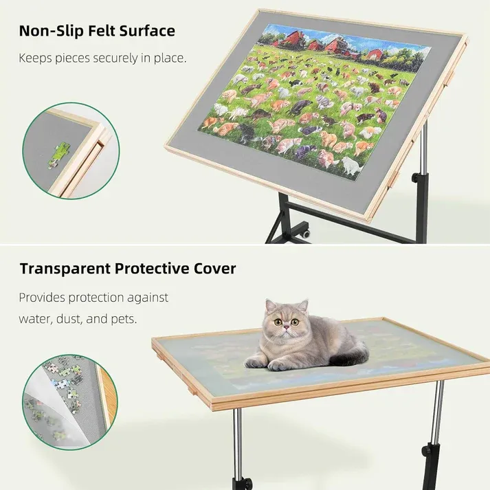 🏃‍Spring Sale💝 Jigsaw Puzzle Table with Legs