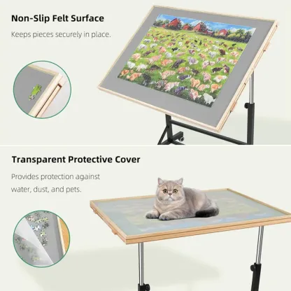 🏃‍Spring Sale💝 Jigsaw Puzzle Table with Legs