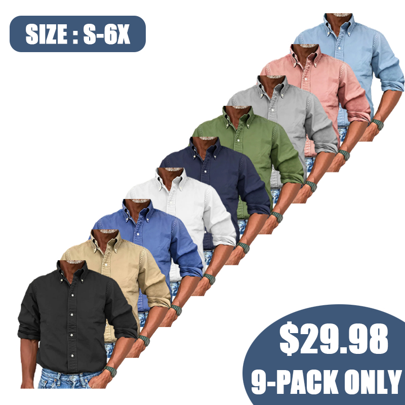 🔥 CHRISTMAS HOT-SALE 🔥 | Men's Essential Long-Sleeve Shirt