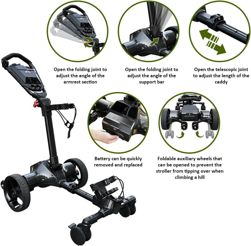 ⏰Last Day Sale⛳Electric Auto Follow Golf Cart