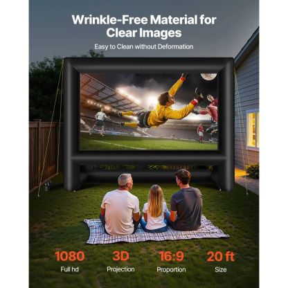 ⚡️Factory wholesale promotion 80% OFF⚡️ Inflatable Movie Screen, Inflatable Projector Screen with Portable Storage Bag