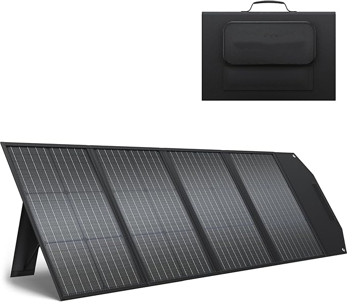 Spring Sale💥120W Portable Solar Panel for Power Station, USB/Type-C/DC Outputs, Foldable with Adjustable Kickstand, IP68 Waterproof, High Efficiency Solar Charging for Camping & Emergency Power Supply