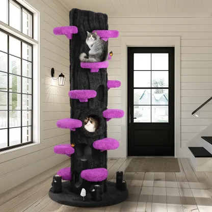 Gigantic 88.6 Ft Cat Tree Tower Condo