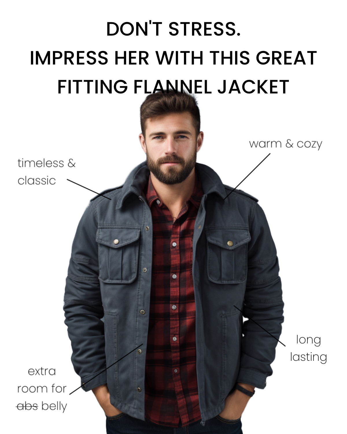 Men's Flannel Lined Shacket Jacket Plaid Brushed Lining Cowboy Western Twill Outdoor Shirt Jacket