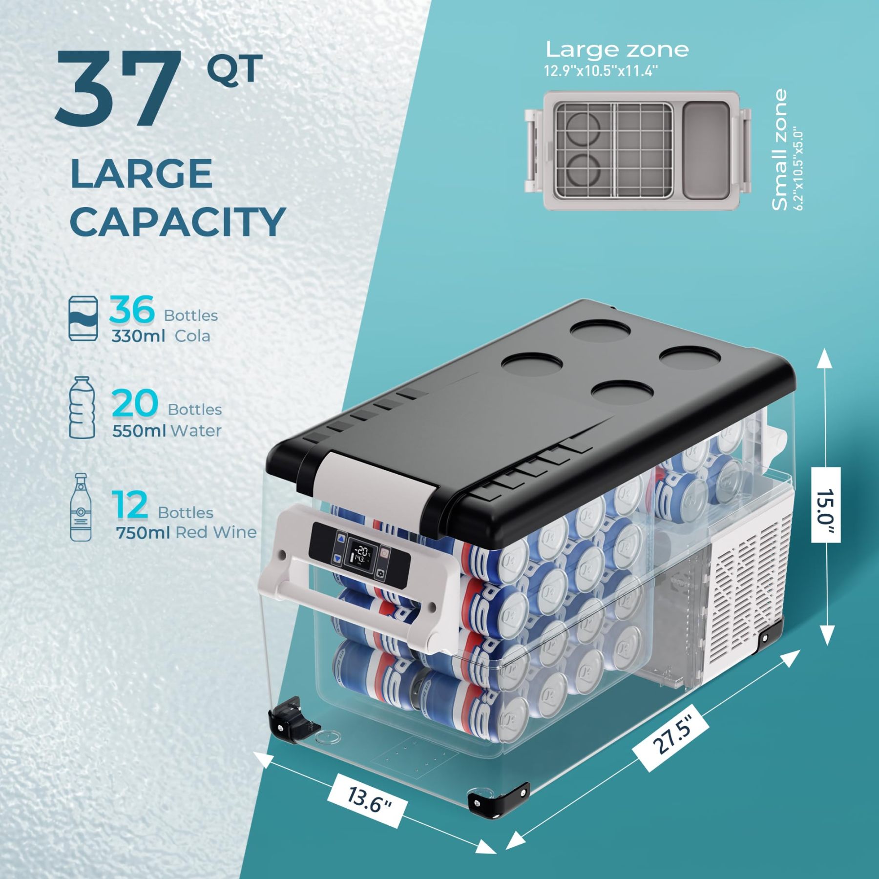 🔥Flash sale-Save Up To 80%🔥💥Buy 1 Get 1 Free💥18V Rechargeable Cooler