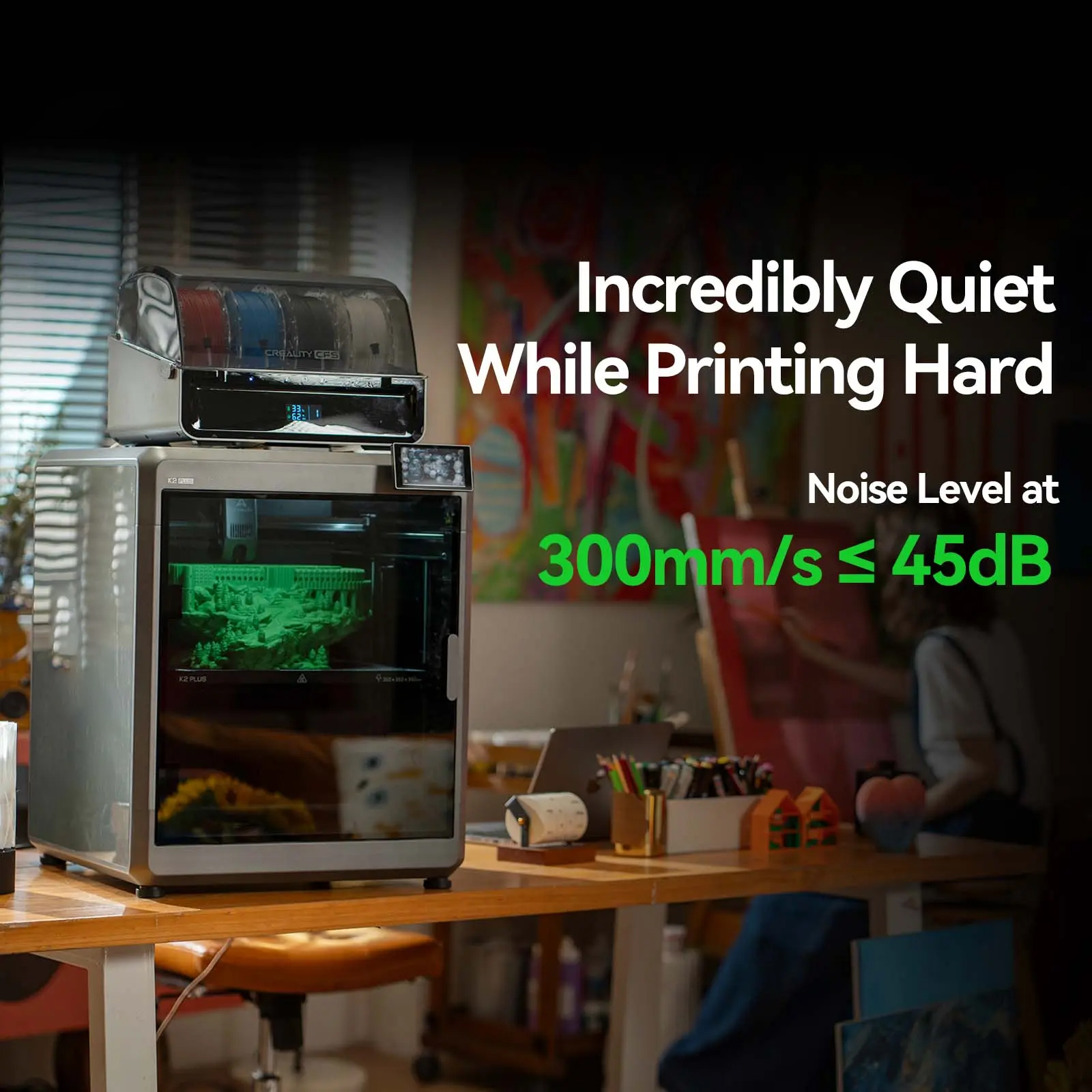 Creality K2 Plus Combo 3D Printer - Large Volume, Multi-Color