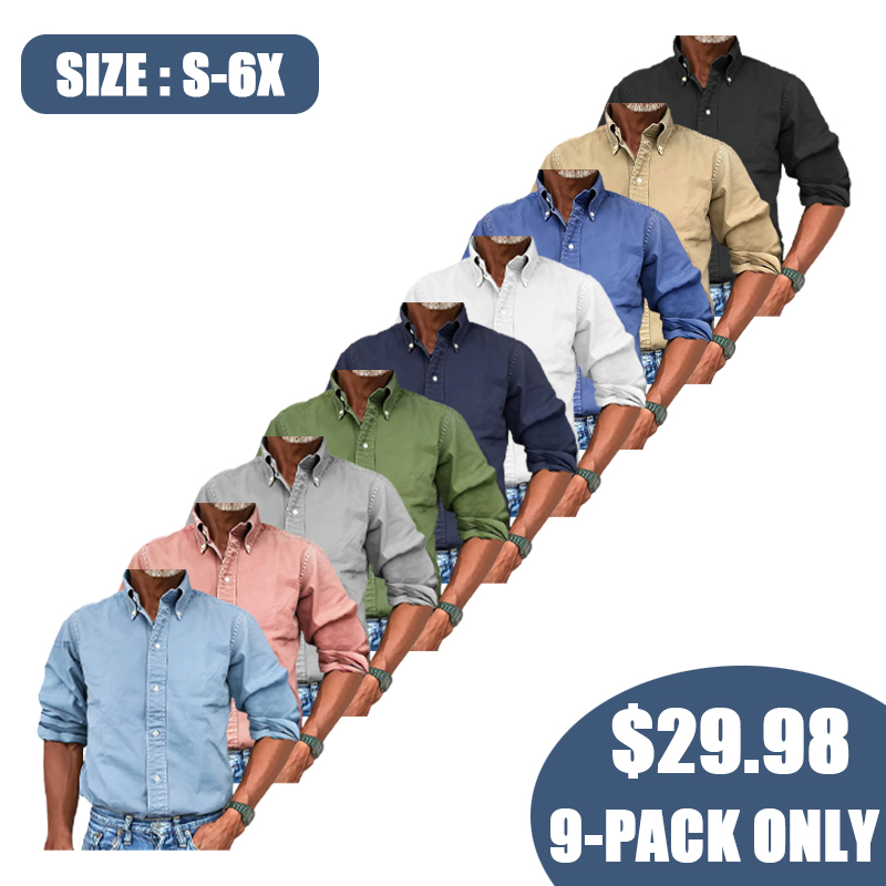 🔥 CHRISTMAS HOT-SALE 🔥 | Men's Essential Long-Sleeve Shirt