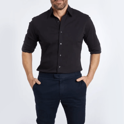 🔥2026 Spring Sale🔥Oxford Stretch Zip Shirt