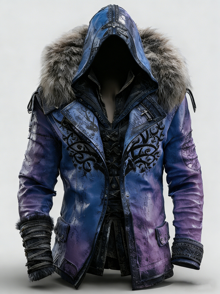 🎄 Christmas sales 80% OFF -🔥Winter Men's Fashionable Warm Fur Hooded Jacket