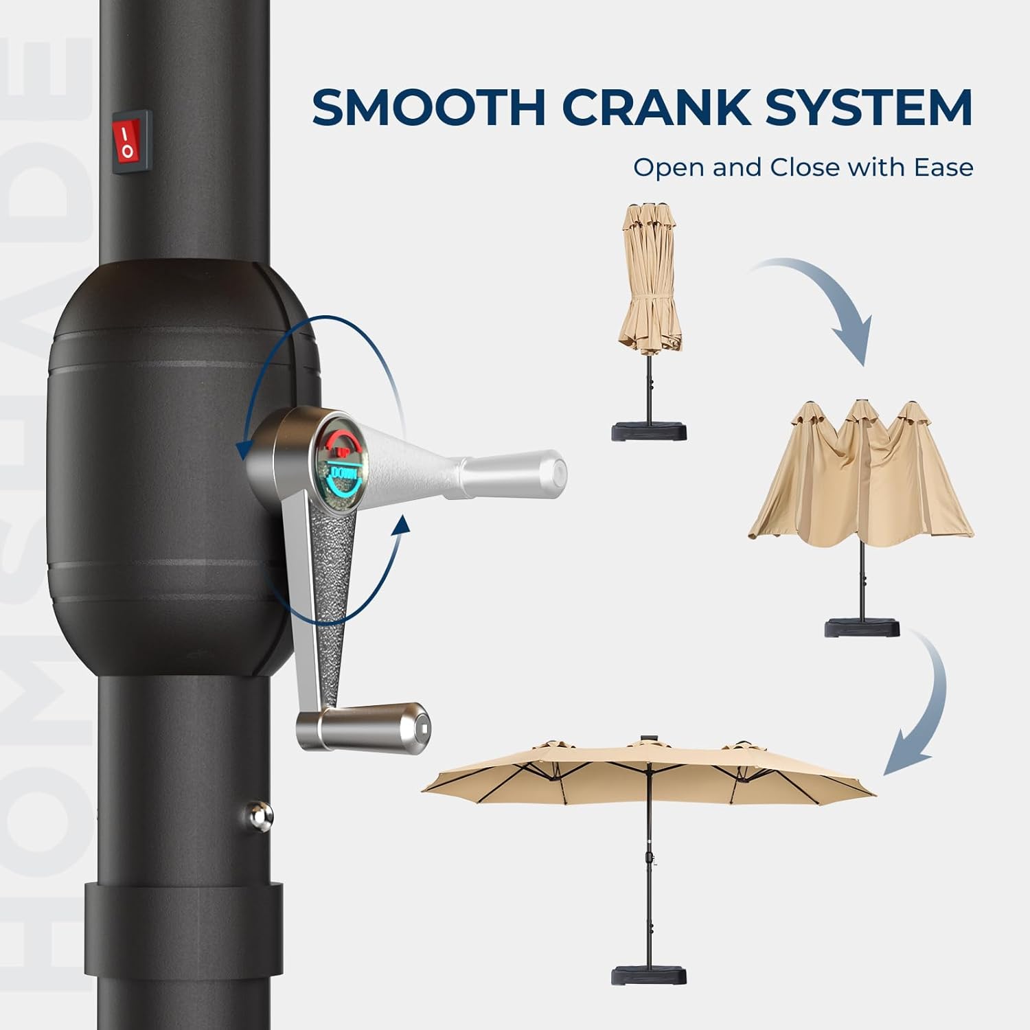 [Copy]Lumen Double Patio Umbrella