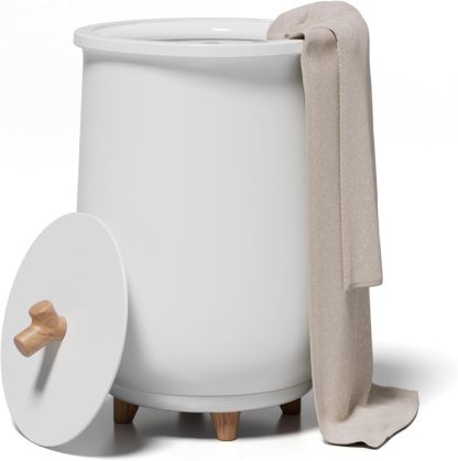 ⏰Towel Warmer Bucket, 20L Large Towel Warmers for Bathroom and Spa, Auto Shut-Off & Adjustable Timer for 20/40/60/90 mins, Towel Warmer with Fragrance Disc, Gift for Him&Her, Blankets