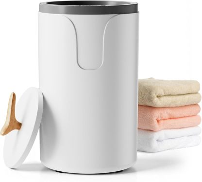 ⏰Towel Warmer Bucket, 20L Large Towel Warmers for Bathroom and Spa, Auto Shut-Off & Adjustable Timer for 20/40/60/90 mins, Towel Warmer with Fragrance Disc, Gift for Him&Her, Blankets