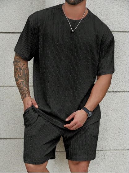 💝Last day promotion! Men's two-piece textured suit