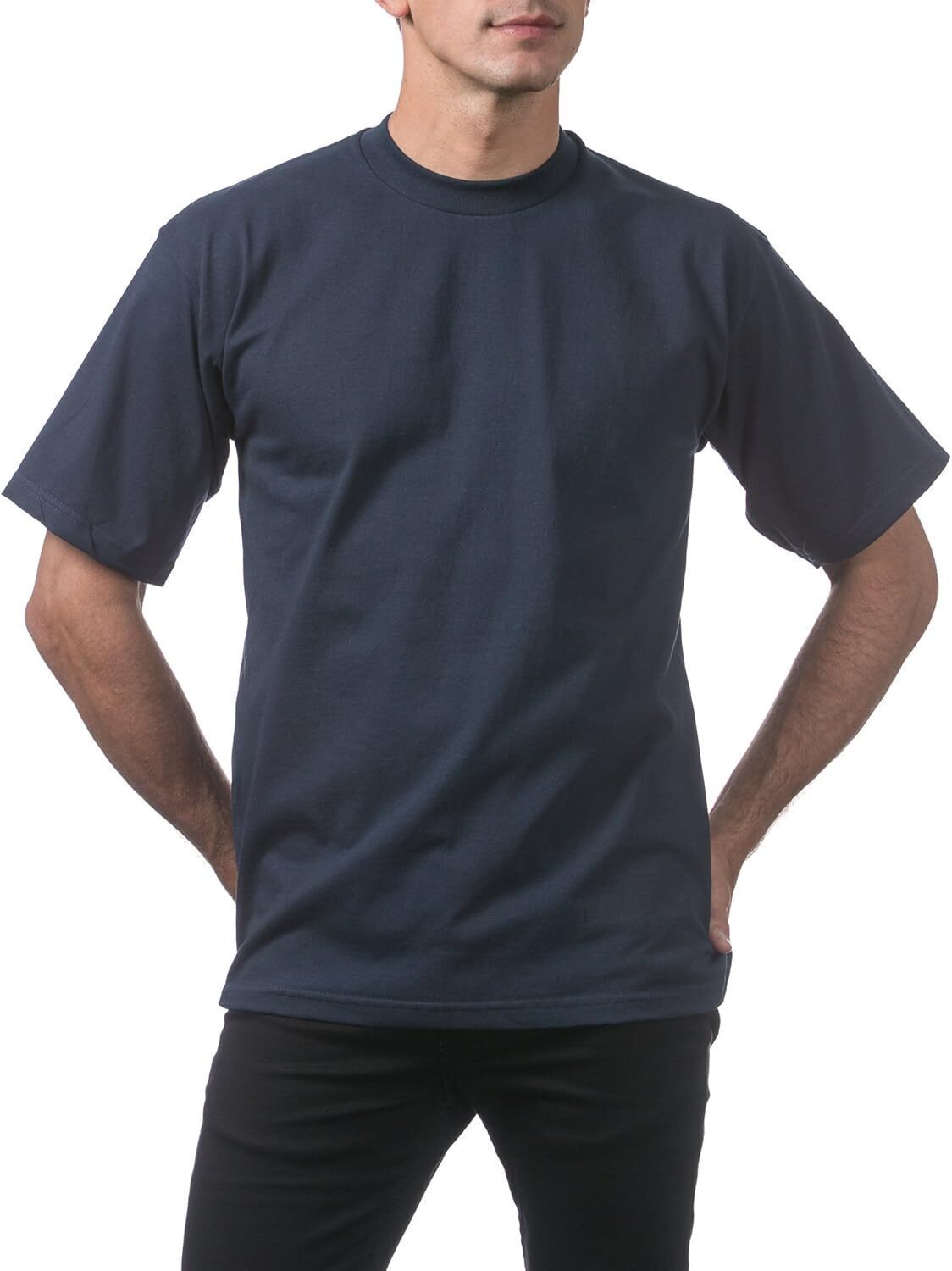 ☀Men's Heavyweight Cotton Short Sleeve Crew Neck T-Shirt
