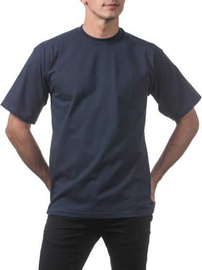 ☀Men's Heavyweight Cotton Short Sleeve Crew Neck T-Shirt