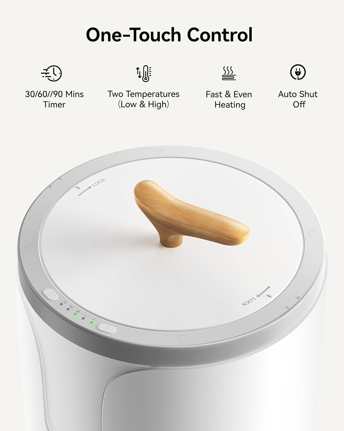 ⏰Towel Warmer Bucket, 20L Large Towel Warmers for Bathroom and Spa, Auto Shut-Off & Adjustable Timer for 20/40/60/90 mins, Towel Warmer with Fragrance Disc, Gift for Him&Her, Blankets