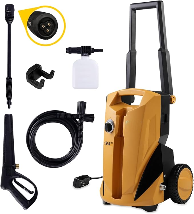🔥 Limited-Time Deal – Save Up To 80% !Electric Pressure Washer, 3000 PSI, 1.76 GPM, Induction Motor, 5 Nozzles, Soap Tank