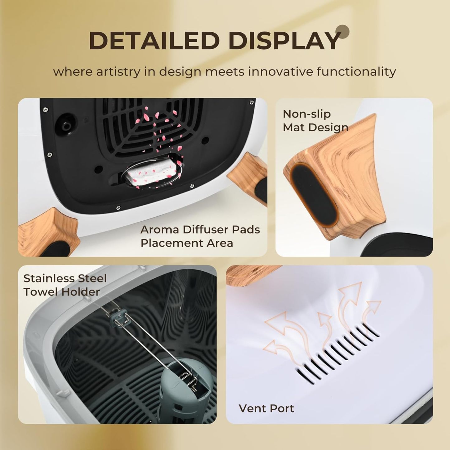 ⏰Towel Warmer Bucket, 20L Large Towel Warmers for Bathroom and Spa, Auto Shut-Off & Adjustable Timer for 20/40/60/90 mins, Towel Warmer with Fragrance Disc, Gift for Him&Her, Blankets