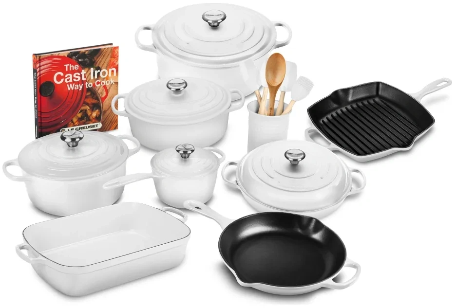 Spring Sale🎉21-piece Signature Cast Iron Cookware Set