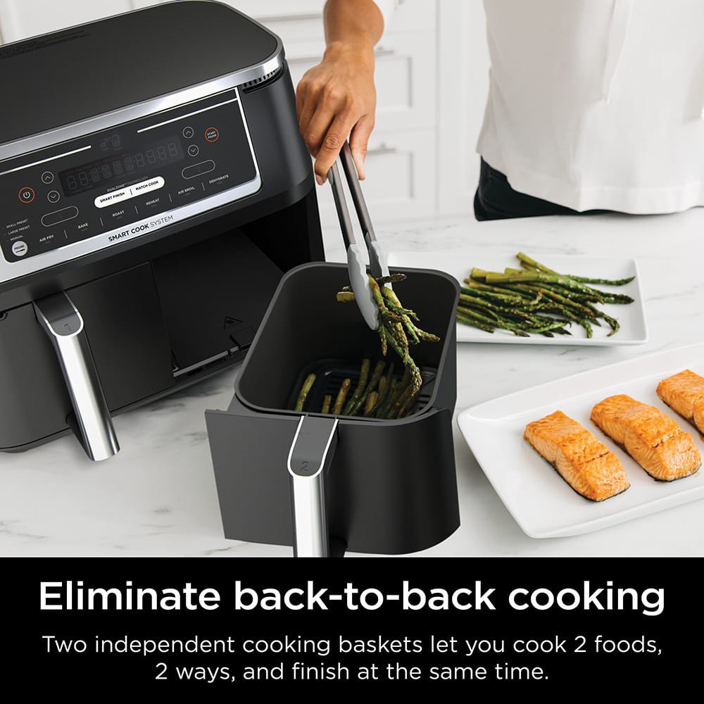 💥Clearance sale💥 - Air Fryer with 2 Independent Frying Baskets