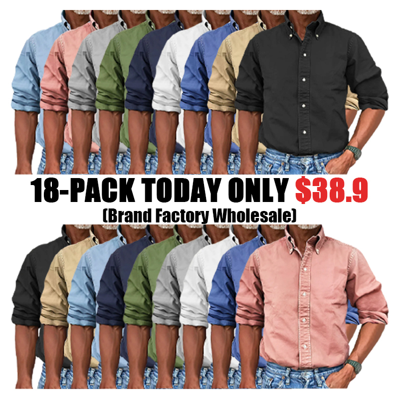 🔥 CHRISTMAS HOT-SALE 🔥 | Men's Essential Long-Sleeve Shirt