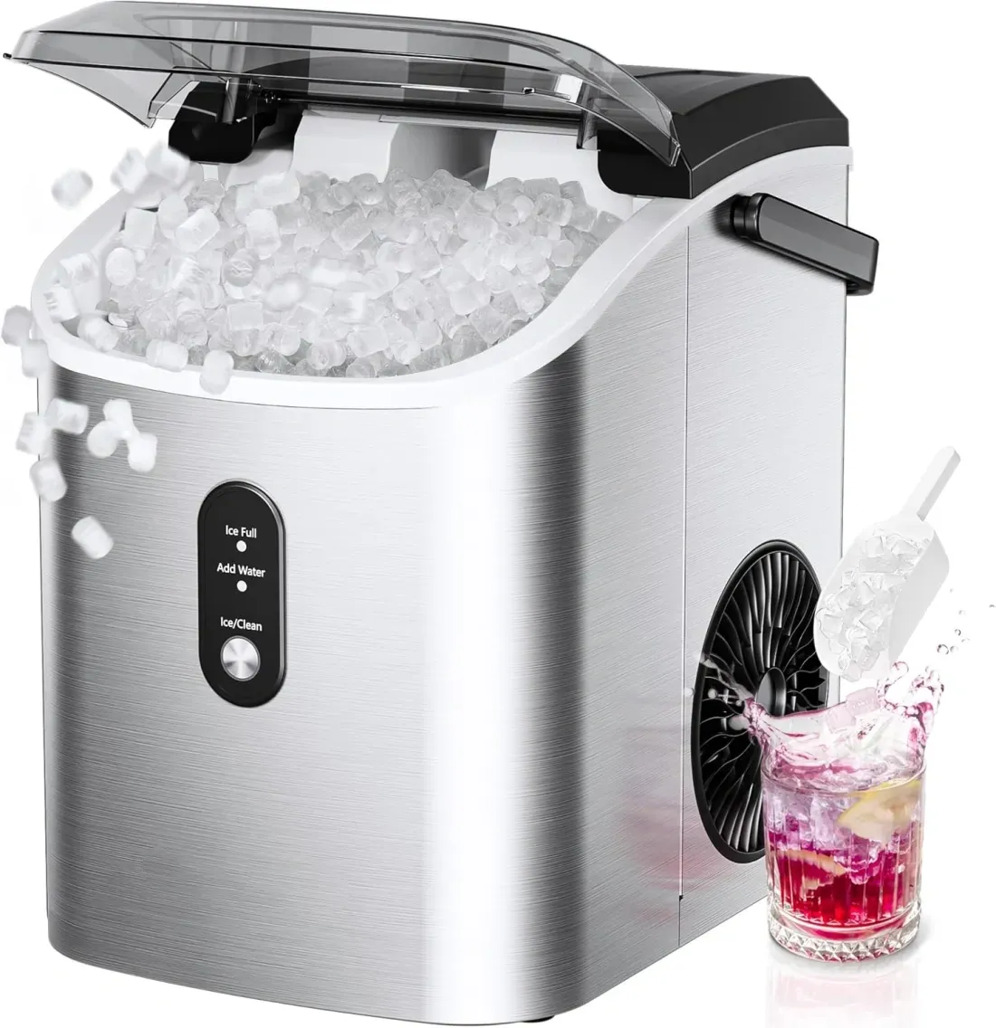 Liquidation Sale💥Nugget Ice Maker Countertop with Handle