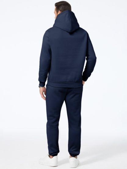 Men's 2 Piece Outfits Hoodie Sweatshirt Tracksuit & Joggers Sweatpants Sweatsuit Set