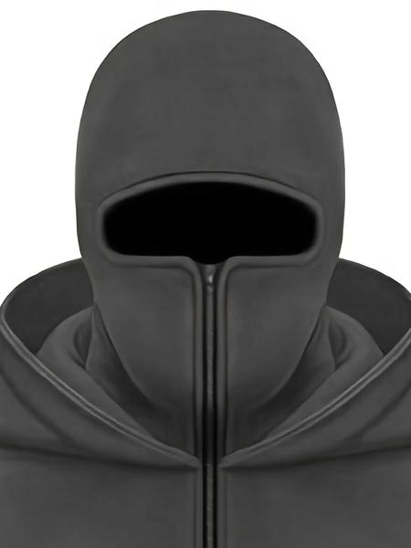 Men's full zipper double hooded sweatshirt - A warm sweatshirt with a front zipper design, a loose and lightweight jacket suitable for fitness, outdoor and daily winter wear - non-elastic fabric (hand-washable) - an ideal choice for winter activities, spo