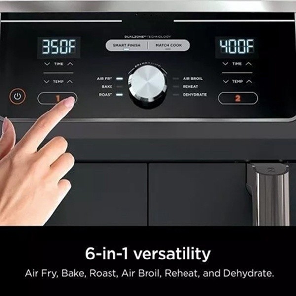 💥Clearance sale💥 - Air Fryer with 2 Independent Frying Baskets