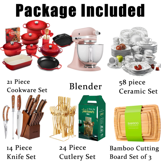 Spring Sale💥 121-piece Kitchen Spree, Meeting All The Needs Of The Kitchen