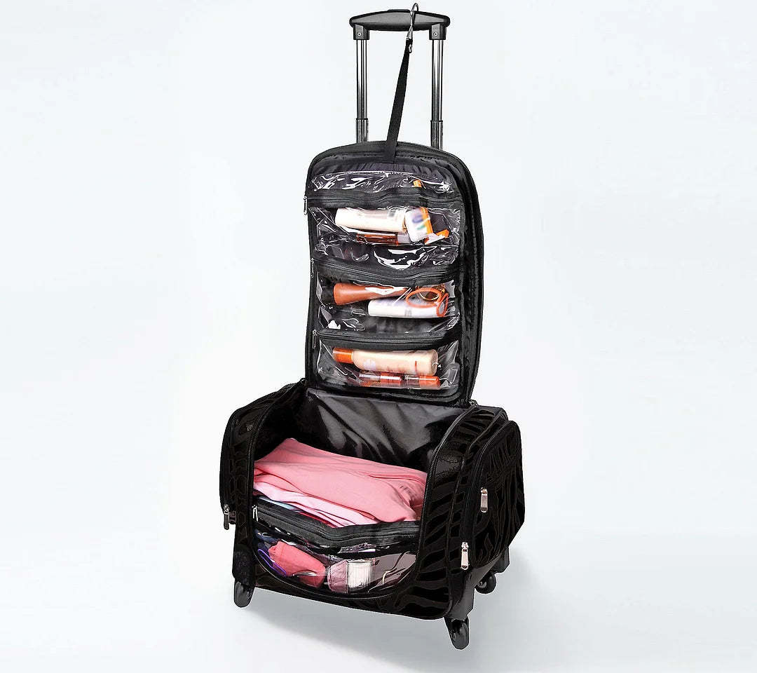 Soon to be sold out!!💝Buy 2 Get 2 Free💝✨Weekender Travel Bag with Set of 2 Snap-In Toiletry Case