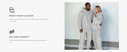 Men's 2 Piece Outfits Hoodie Sweatshirt Tracksuit & Joggers Sweatpants Sweatsuit Set