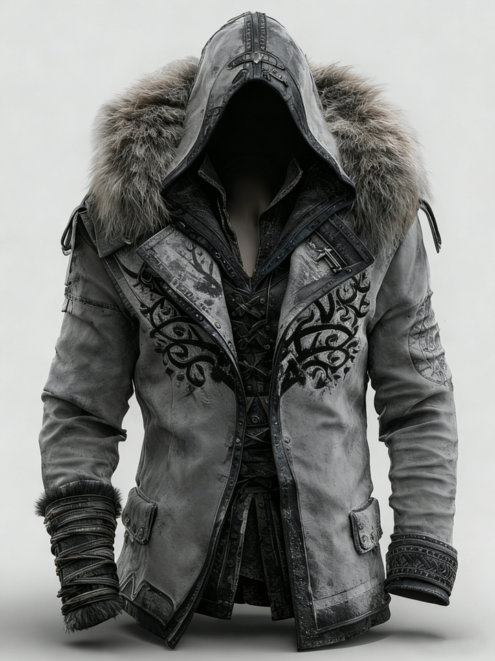 🎄 Christmas sales 80% OFF -🔥Winter Men's Fashionable Warm Fur Hooded Jacket