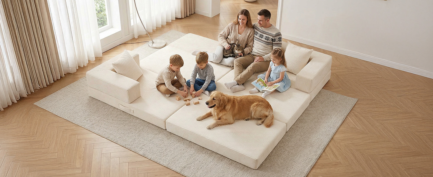 Oversized sleeper bed