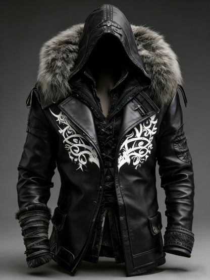 🎄 Christmas sales 80% OFF -🔥Winter Men's Fashionable Warm Fur Hooded Jacket