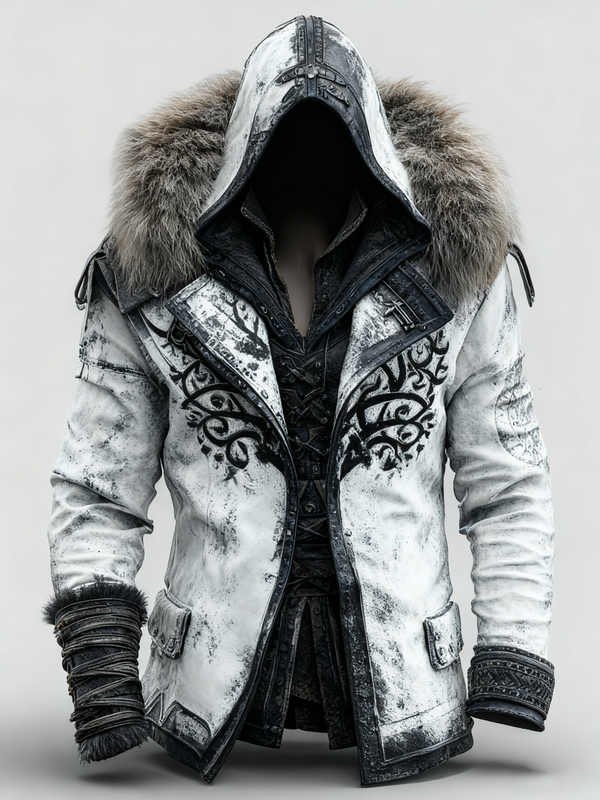 🎄 Christmas sales 80% OFF -🔥Winter Men's Fashionable Warm Fur Hooded Jacket