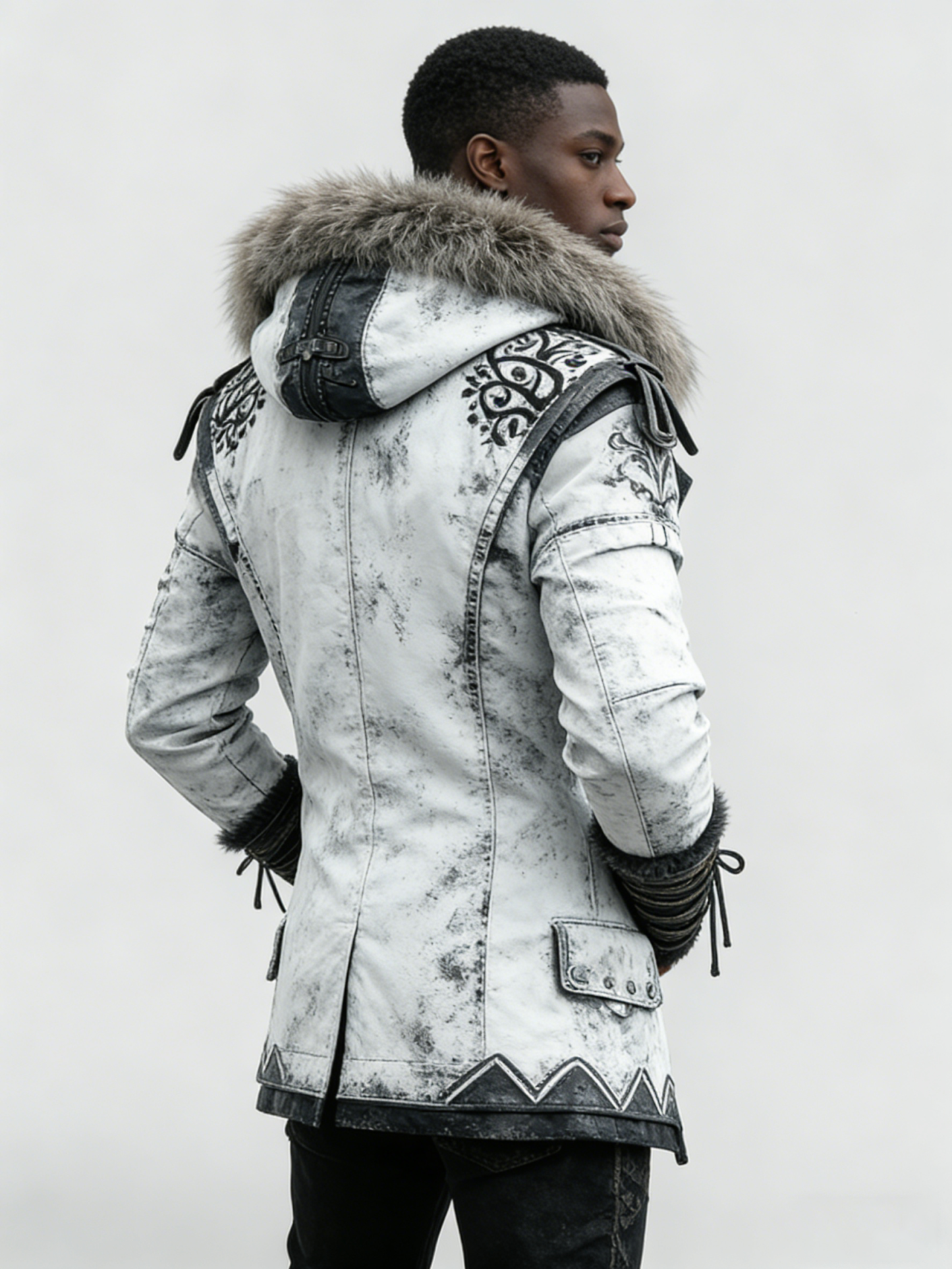 🎄 Christmas sales 80% OFF -🔥Winter Men's Fashionable Warm Fur Hooded Jacket