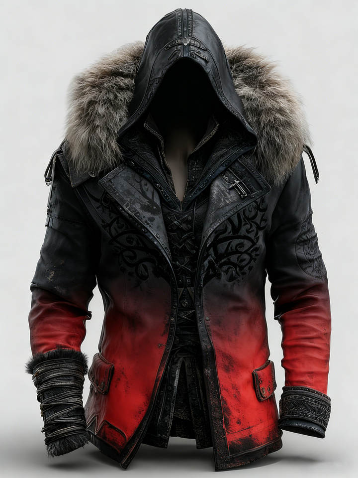 🎄 Christmas sales 80% OFF -🔥Winter Men's Fashionable Warm Fur Hooded Jacket