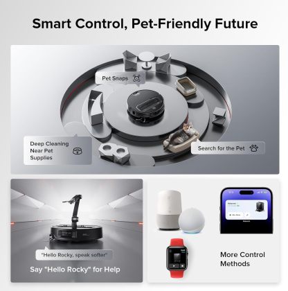 ⚡️clearance sale🌞 Z70 Ultra-Smart Robot Vacuum with Mechanical Arm, 22,000Pa Suction & Hot Water Mop