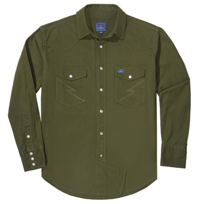 🔥Spring Fresh Sale 🎁Men's Long Sleeve Stone-Washed and Pre-Washed Denim Work Shirt