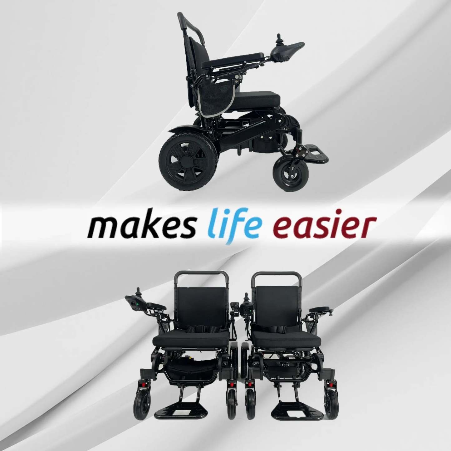 Glide Care G-5 Lightweight Foldable Electric Wheelchair