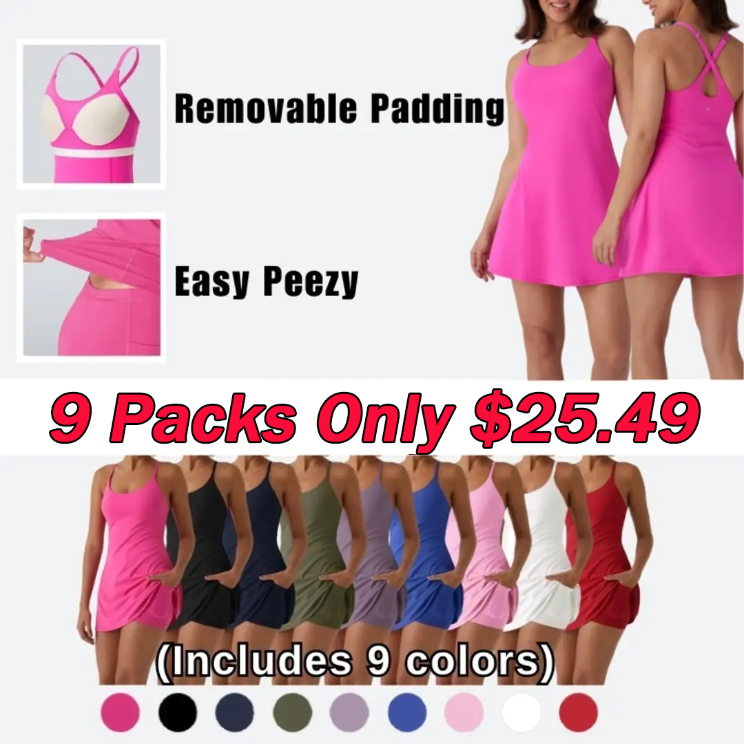🔥 Limited-Time Deal – Save Up To 80% ! Softlyzero Plush Backless Active Dress-Easy Peezy