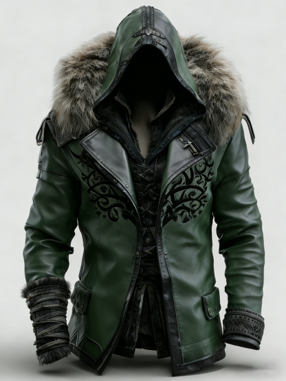 🎄 Christmas sales 80% OFF -🔥Winter Men's Fashionable Warm Fur Hooded Jacket