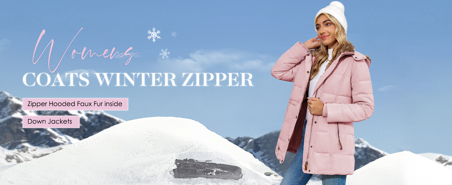 puffer jacket womens with hood