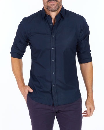 🔥2026 Spring Sale🔥Oxford Stretch Zip Shirt