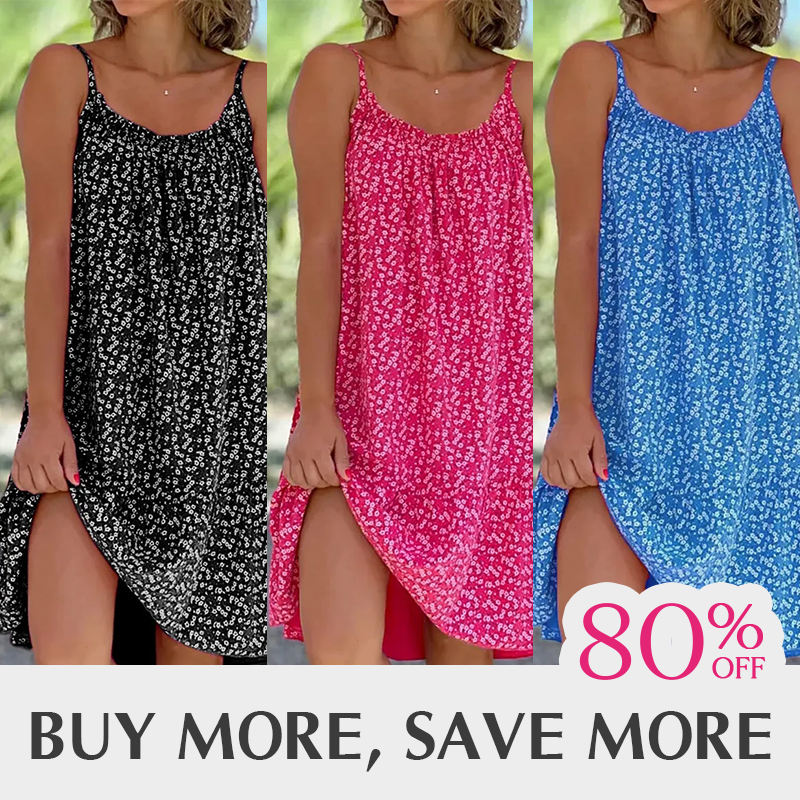 🔥Spring Fresh Sale 🎁Floral Printed Camisole Dress