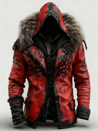 🎄 Christmas sales 80% OFF -🔥Winter Men's Fashionable Warm Fur Hooded Jacket